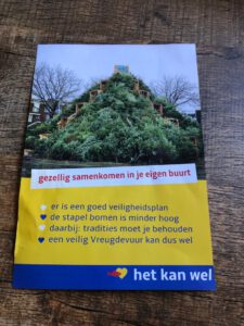 Achterkant marktbuurt Flyer Heel de Stad Vlaardingen