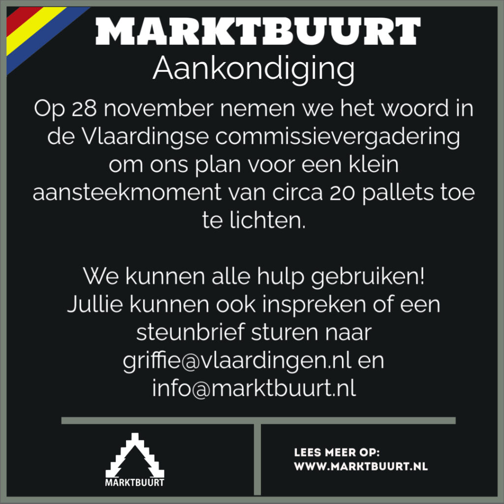 Marktbuurt Aankondiging commissievergadering Inspreken 28-11