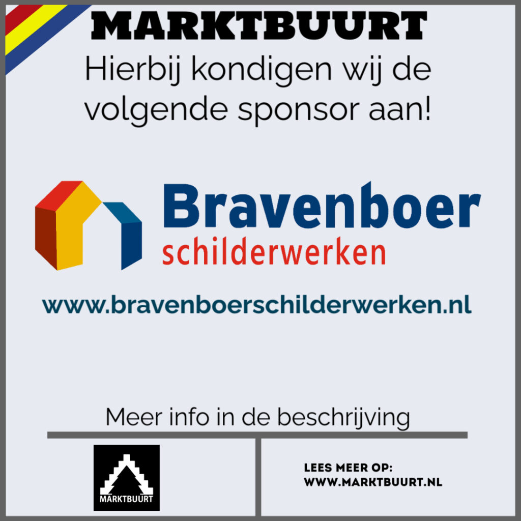 Marktbuurt Sponsor Bravenboer Schilderswerken