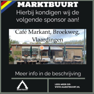 Marktbuurt Sponsor Cafe Markant