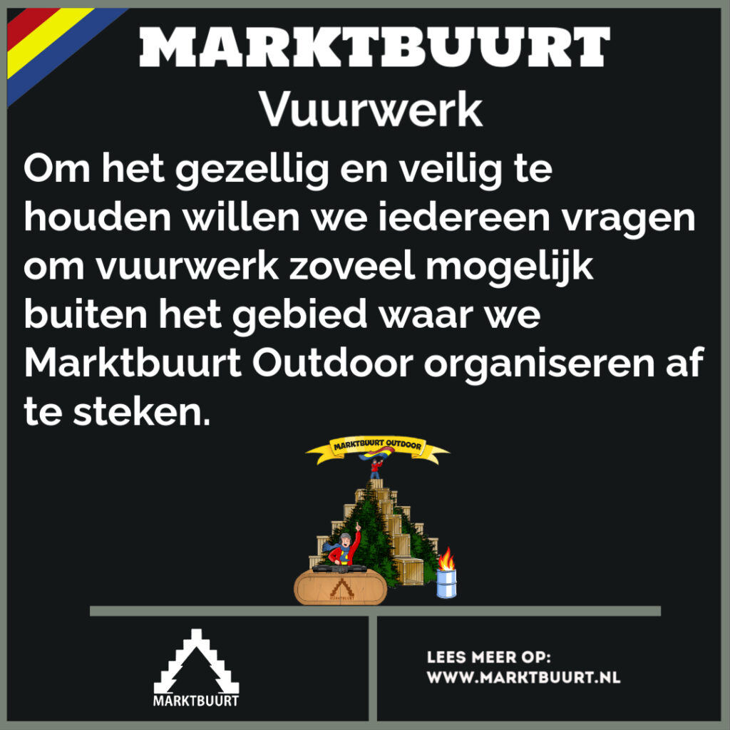 Marktbuurt Aankondiging - Vuurwerk