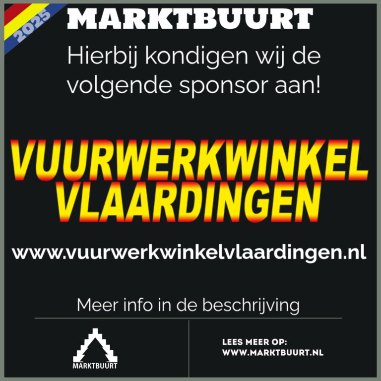 Sponsor VuurwerkWinkel Vlaardingen 2025 Marktbuurt