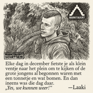 De Marktbuurt Schetsen - Laaki