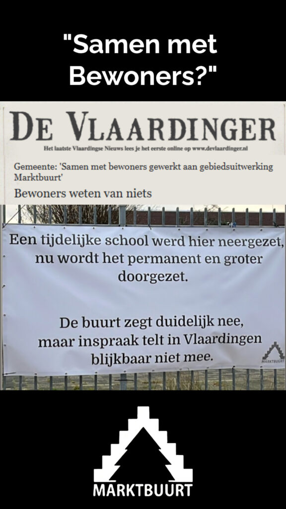 Marktbuurt - Bewoners weten van niks - School Broekweg