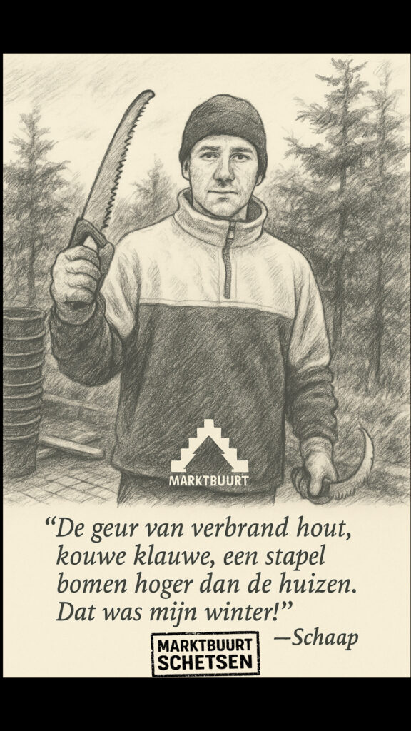 De Marktbuurt Schetsen: Schaap